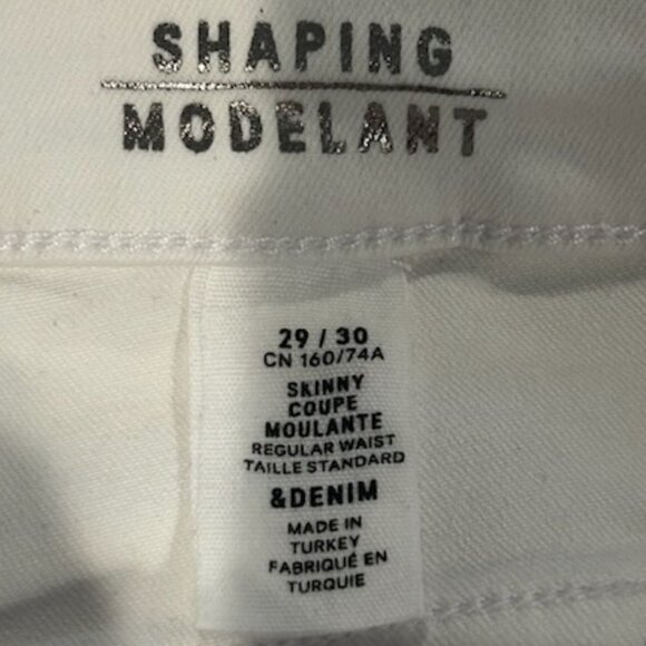 NWT Body Sculpting Butt Lift Premium Quality Stretchy Shaping Skinny White Jeans - Picture 9 of 14